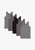 Lot de 5 débardeurs coton, bonprix