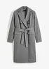 Manteau croisé court, aspect laine, bonprix