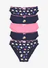 Lot de 5 slips fille, bonprix