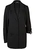 Blazer long en maille Milano de viscose mélangée, bonprix