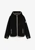 Veste en maille sherpa à capuche, bonprix