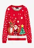 Pull de Noël en fine maille, bonprix