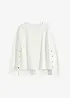Sweat oversize 100% coton, bonprix