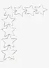 Déco encadrement de porte LED avec étoiles, bonprix