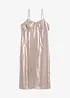 Robe à bretelles fines en satin, bonprix