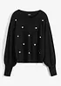 Pull en fine maille de viscose mélangée, bonprix