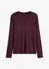 T-shirt manches longues avec mesh, bonprix