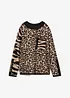 Pull à imprimé léopard, bonprix