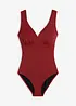 Maillot 1 pièce sculptant à encolure V, maintien fort, bonprix