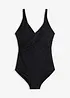 Maillot 1 pièce sculptant, maintien léger, bonprix
