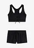 Bikini brassière avec short de bain (ens. 2 pces), bonprix