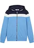 Sweat zippé à capuche en coton mélangé, bonprix