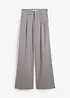 Pantalon à pinces et taille haute, bonprix