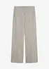 Pantalon large en viscose mélangée, bonprix