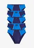 Lot de 5 slips coton, bonprix
