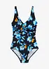 Maillot 1 pièce, effet croisé, bonprix