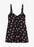 Haut de tankini long à encolure froncée, bonprix