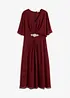 Robe en crêpe avec application de strass, bonprix