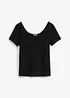 T-shirt à décolleté dos plongeant, bonprix