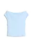 T-shirt col Bardot, 100% coton, bonprix