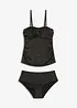 Tankini (ens. 2 pces) à fil brillant, bonprix