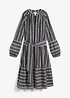 Robe midi rayée, 100% coton, bonprix