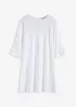 Robe en jersey avec dentelle au crochet, bonprix