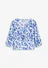 T-shirt smocké, bonprix