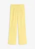 Pantalon palazzo en lin mélangé aérien, bonprix