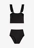 Bikini brassière (ens. 2 pces), légèrement brillant, bonprix
