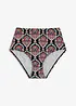 Bas de bikini taille haute, échancrure normale, bonprix