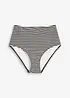 Bas de bikini taille haute, échancrure normale, bonprix
