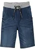 Bermuda en molleton aspect jean, Regular, bonprix