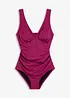 Maillot 1 pièce sculptant à larges bretelles, maintien modéré, bonprix