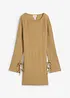 Robe courte en crêpe texturé, bonprix