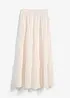 Jupe longue rayée, 100% coton, bonprix