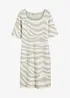 Robe en maille jacquard, bonprix