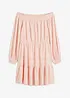 Robe imprimée col Bardot, bonprix