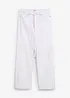 Jean large, taille mi-haute, ceinture, bonprix