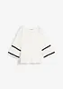 T-shirt avec soie, bonprix