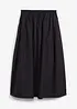 Jupe midi 100% coton, bonprix