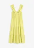 Robe à bretelles en viscose mélangée, bonprix
