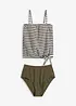 Tankini oversize (ens. 2 pces) à bretelles amovibles, bonprix