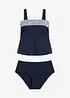 Tankini (ens. 2 pces) à bretelles larges, bonprix