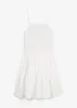 Robe à fines bretelles 100% coton, bonprix