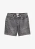 Bermuda en jean taille mi-haute, peu extensible, bonprix