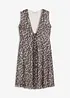 Robe courte en mesh, bonprix