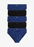 Lot de 5 slips coton, bonprix