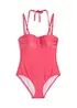 Maillot 1 pièce à armatures en matière brillante, bonprix