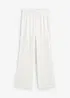 Pantalon en dentelle à taille élastiquée, bonprix